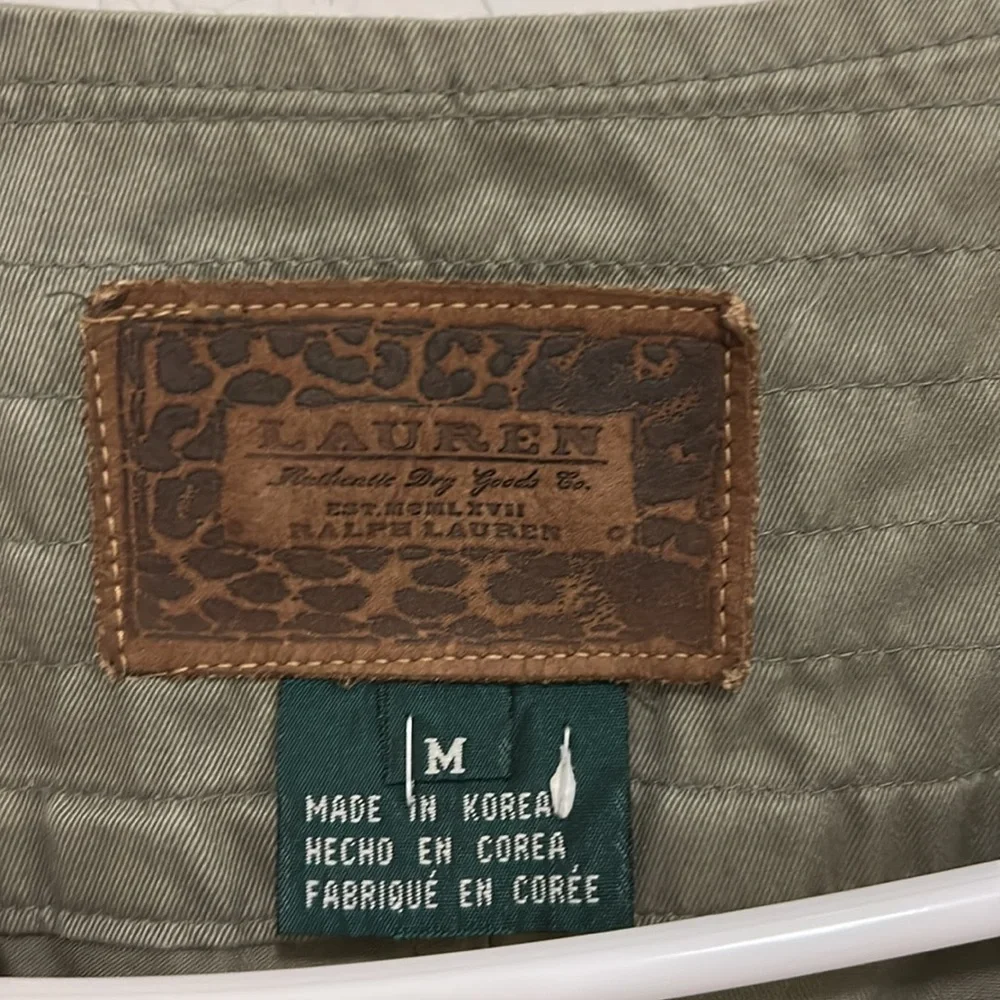 Ralph Lauren Military Safari Style Vest MEDIUM